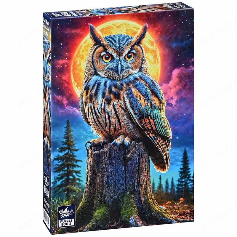 Black Sea Premium puzzle Az erdő éjjeli őrzője   500 darab