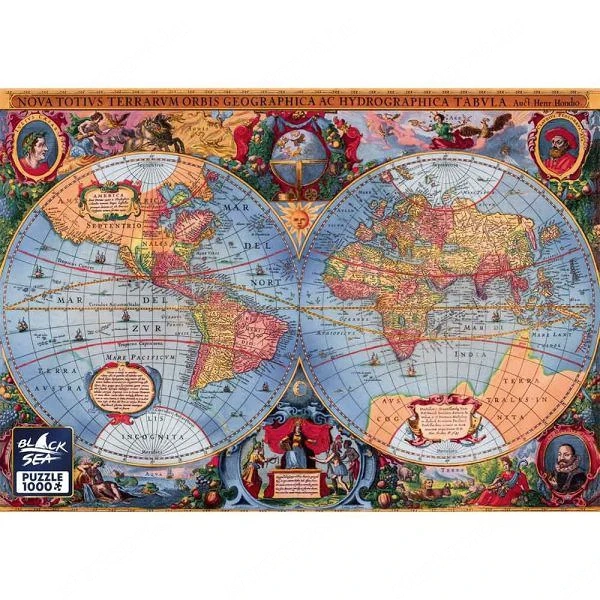 Black Sea puzzle A világ antik térképe 1630   1000 darab
