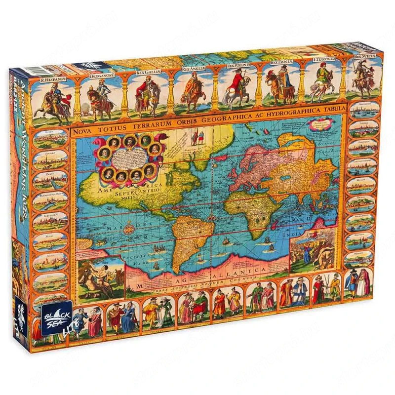 Black Sea puzzle A világ antik térképe, 1632   1000 darab