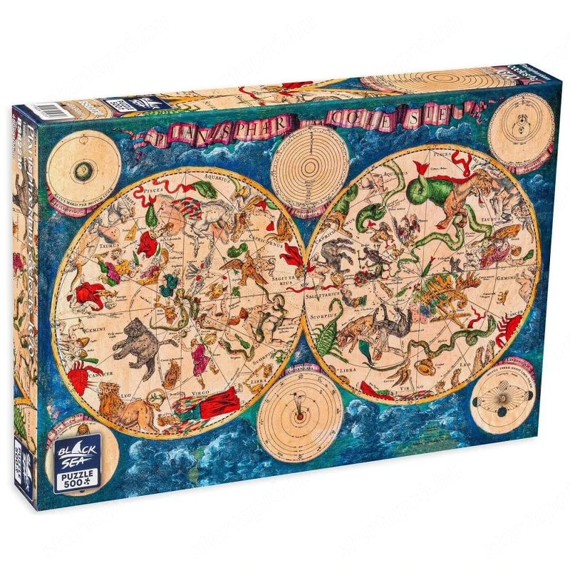 Black Sea puzzle Éggömb-térkép 1670, Frederik de Wit   500 darab