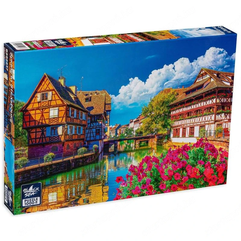 Black Sea puzzle Tavasz Strasbourgban   1000 darab