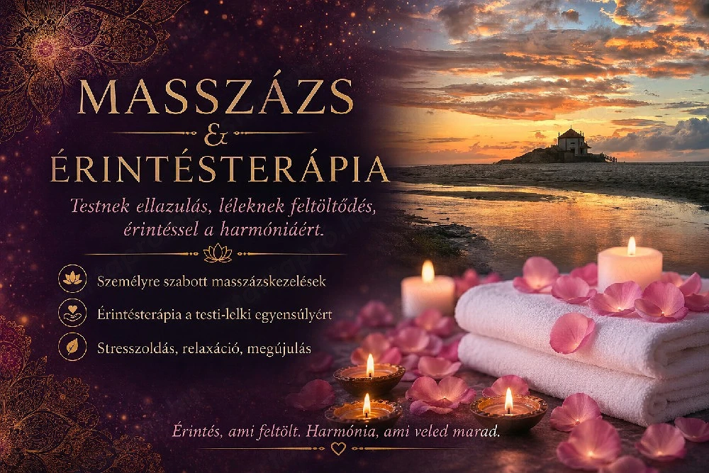 Érintésterápia & személyre szabott masszázs Budapesten (kora reggeli órákban is)