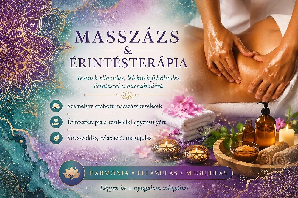 Masszázs & érintésterápia személyre szabva Budapesten  