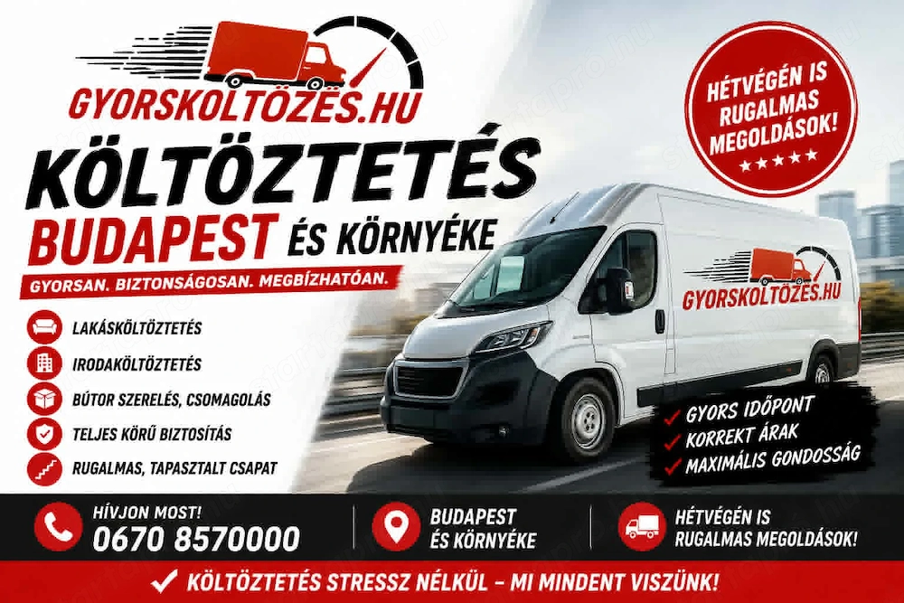 Költöztetés szállítás külföld belföld