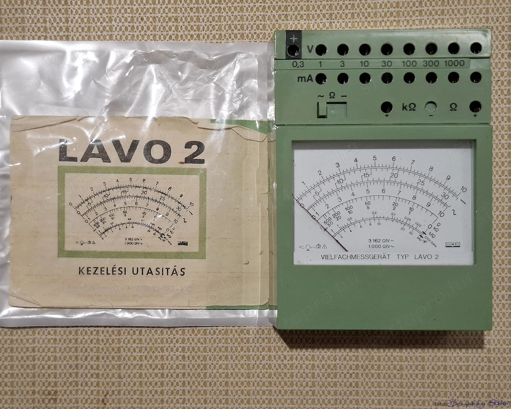 Kézi műszer LAVO-2 analóg multiméter, eladó