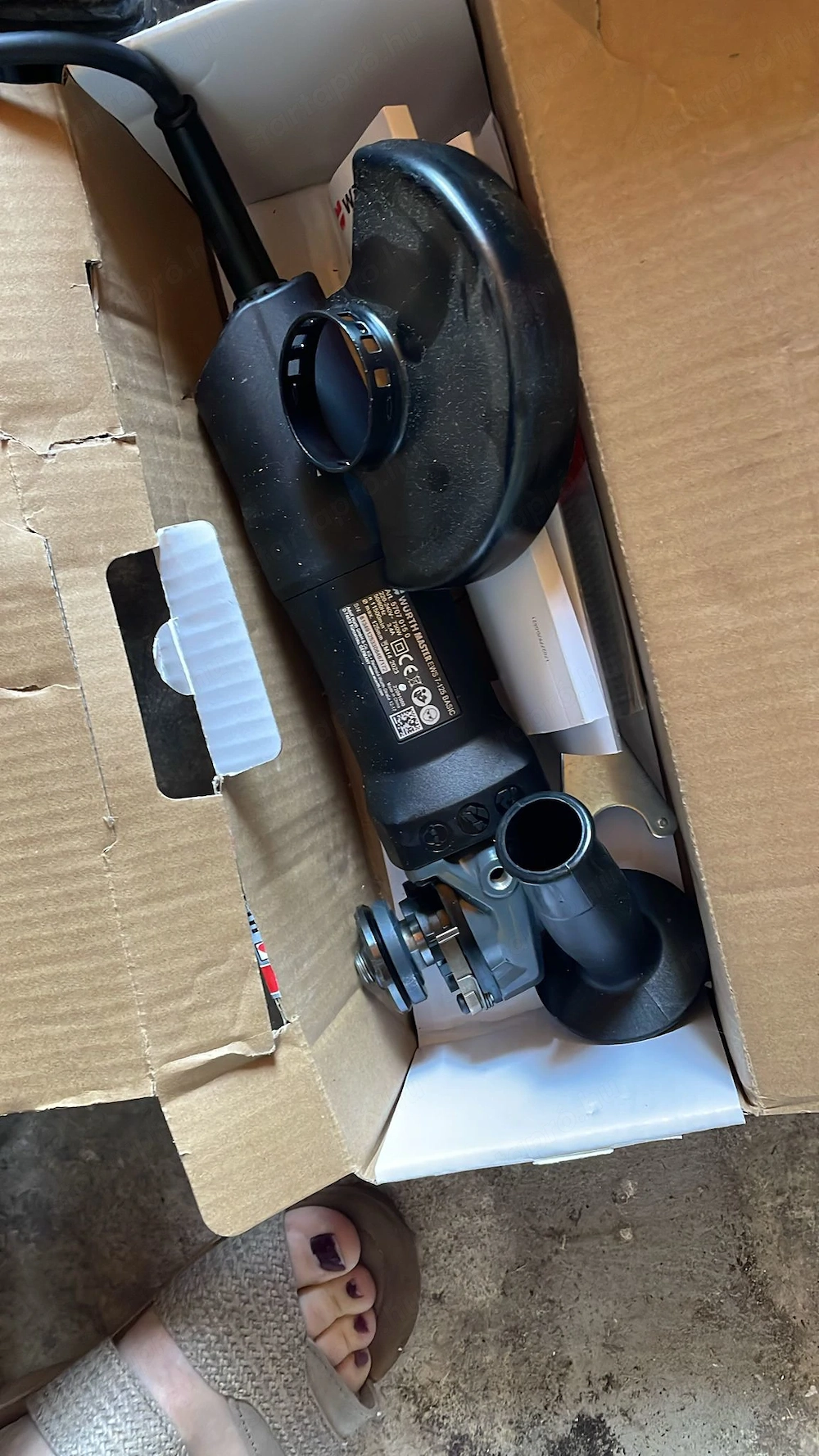 Würth Master EWS 7-125 Basic profi sarokcsiszoló (750W   125mm) 