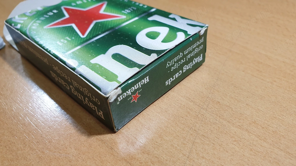 Heineken kártya pakli eladó, új, belga