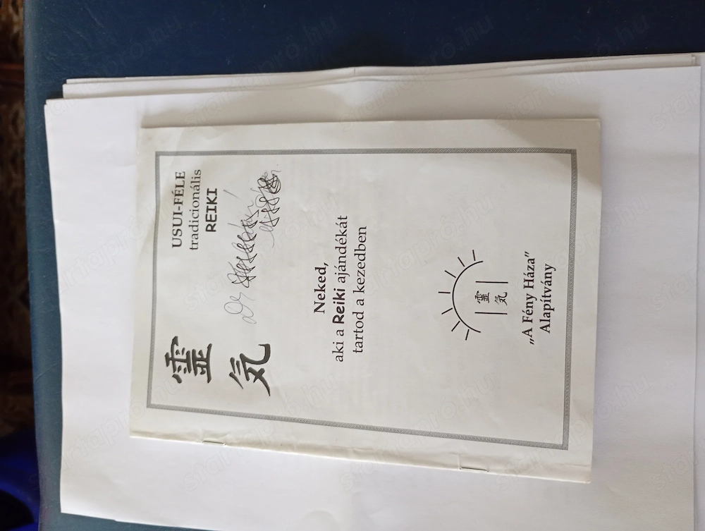 Usui-féle tradicionális Reiki a fényháza alapitvány  6000ft óbuda hagyatékból eladó személyesen óbud