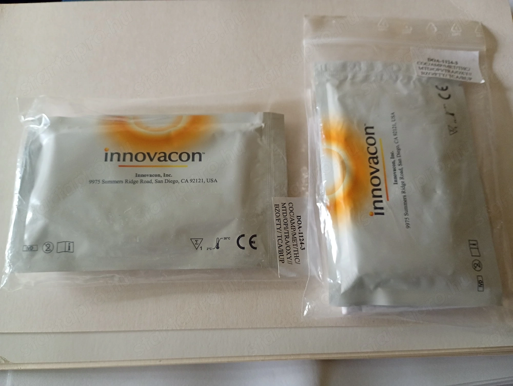 Innovacon márkájú, professzionális használatra szánt drogteszt készlet 2500ft db óbuda