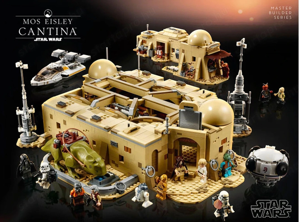 Lego komp. Star Wars 75290 Mos Eisley Cantina 3187db LEPIN ÚJ!