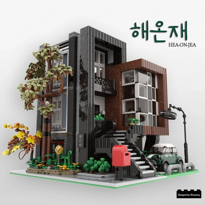 Lego komp. Creator Icons Modern Villa Modular Ház 3300db LEPIN ÚJ