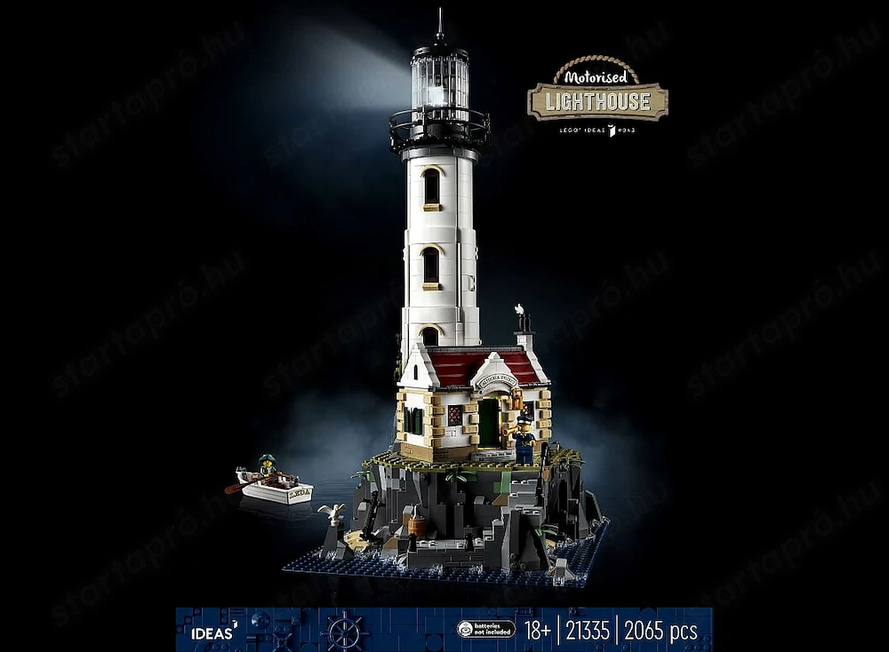 Lego komp. Ideas Icons 21335 Motorizált világítótorony LED 2065db LEPIN ÚJ