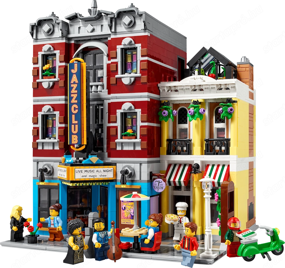 Lego komp. Creator Expert Icons 10312 Jazz Club és Pizzéria 2900db LEPIN ÚJ!