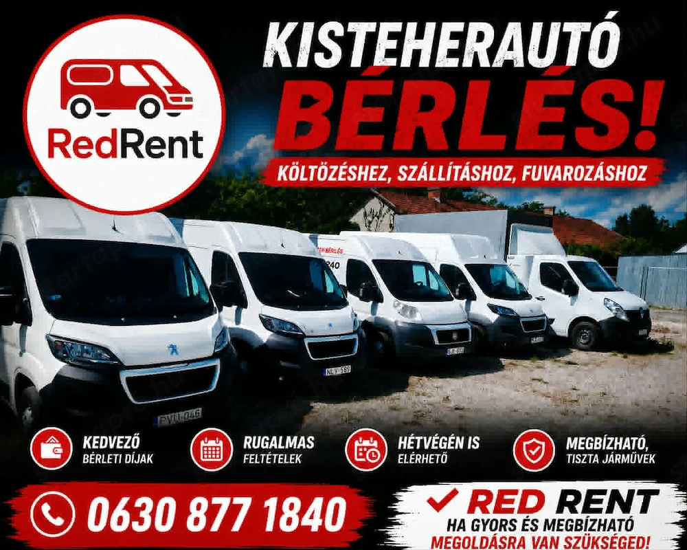 kisteherautó bérlés költöztetés szállítás fuvarozás