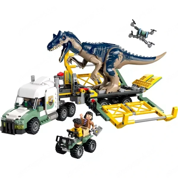 Lego komp. Jurassic World 76966 Allosaurus Allosaurust szállító kamion ÚJ
