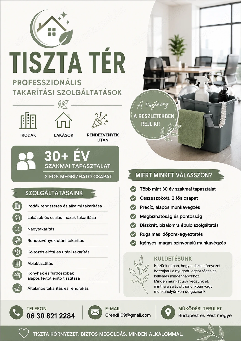 Takarítást vállalunk 