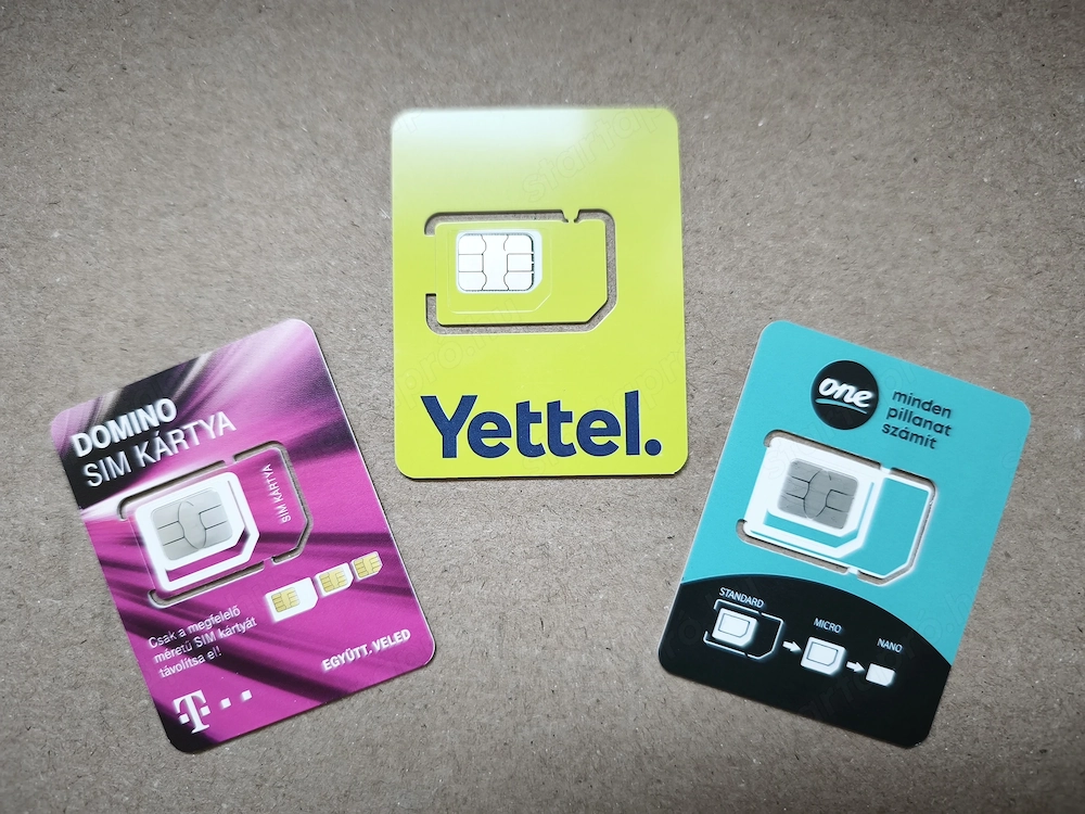 Telekom, One, Yettel, Sim kártya, Dual Nokia, TCL, Ausztria, Német, Cseh