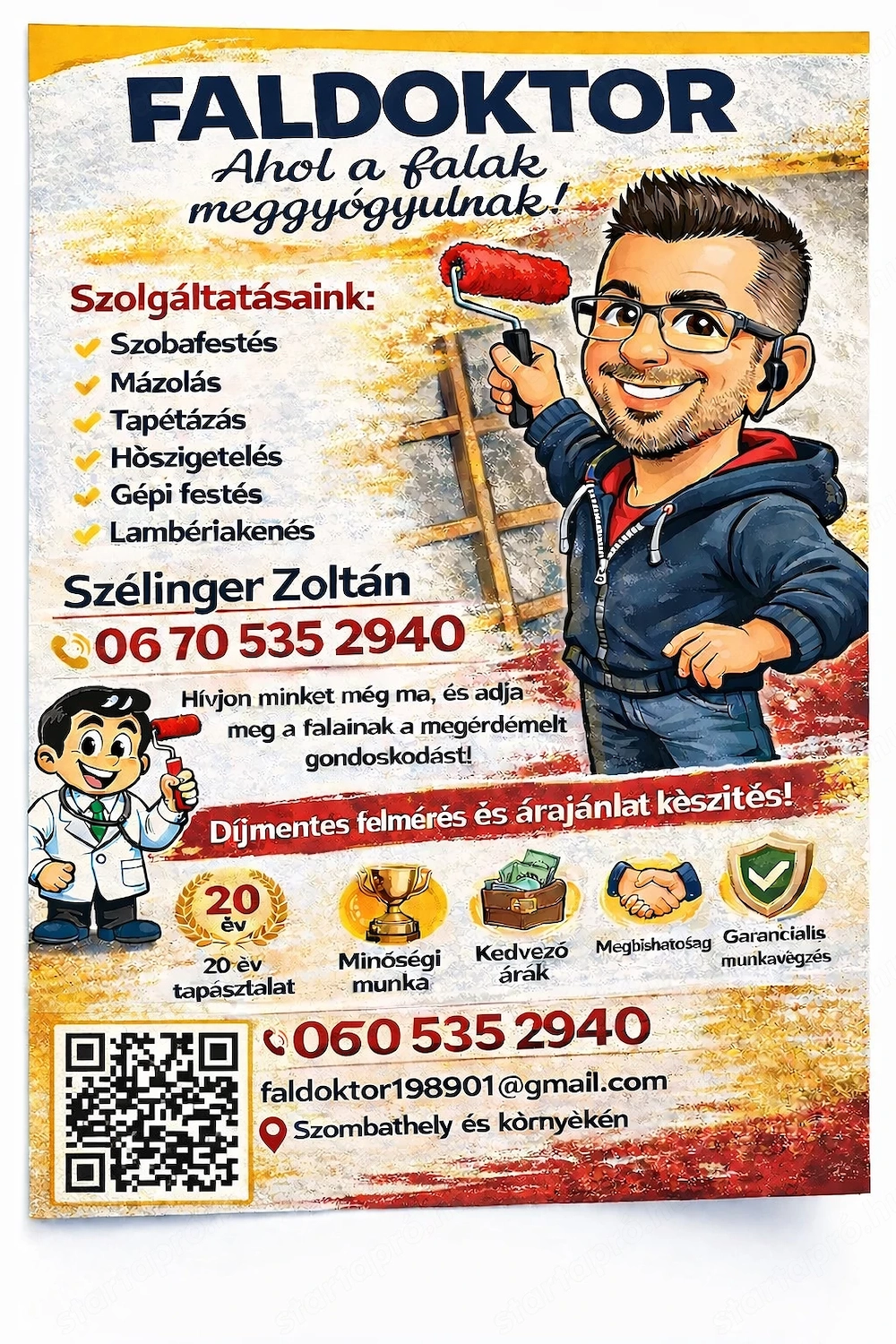 Szobafestés mázolás tapétázás