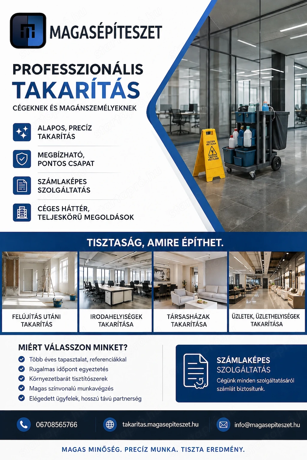 Professzionális takarítás