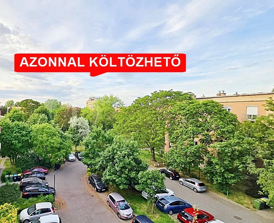Nagyzuglóban, ősfás parkra néző, csendes, világos, lakás eladó!