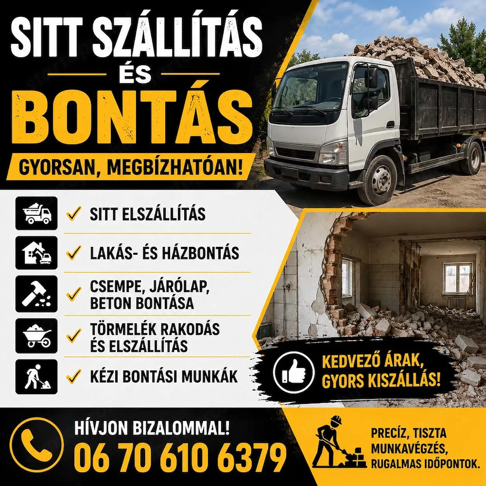 Sitt Szálítás és Bontás