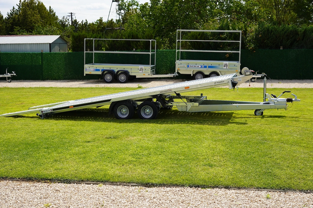 Új SEBAL - Gt Kippbar 450 ALU (2700kg) billenős autószállító utánfutó most bruttó 2.399.000 Ft