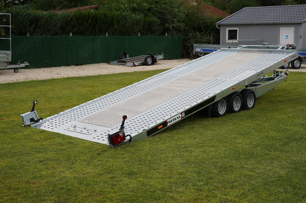 Új Prémium SEBAL - GT Kippbar 580 autószállító utánfutó bruttó 3.319.000 Ft