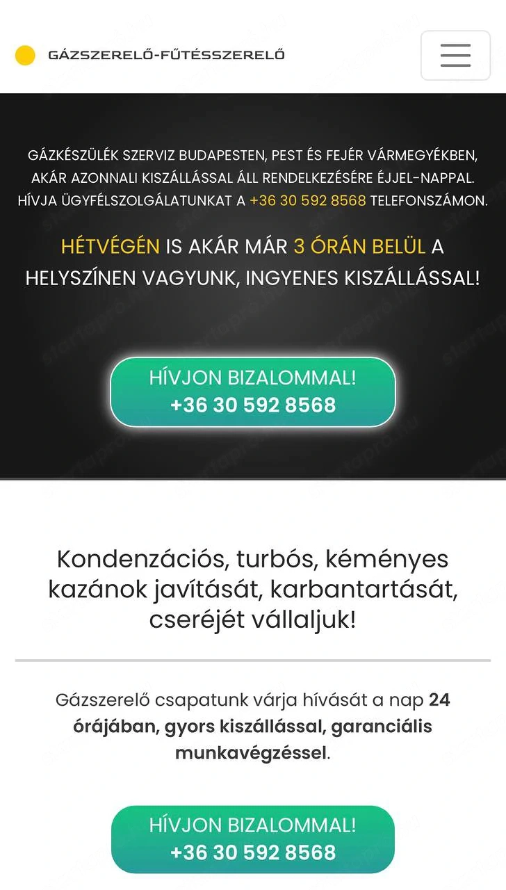 Gázkazán szerelés 0-24, Gázszerelő Budapest IV. Kerület