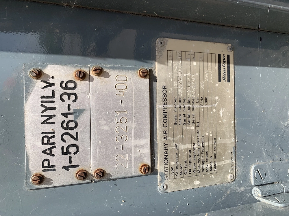 Kompresszor, Atlas Copco GA 408