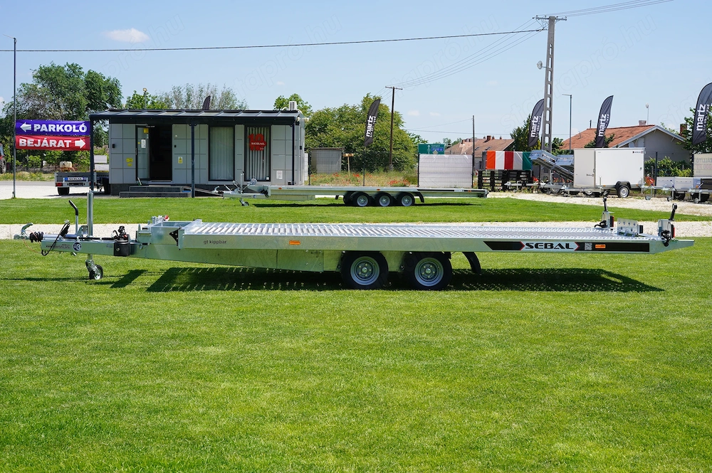 Új Prémium SEBAL - GT Kippbar 480 (3000kg) autószállító utánfutó 3.090.000 Ft helyett bruttó 2.790.0