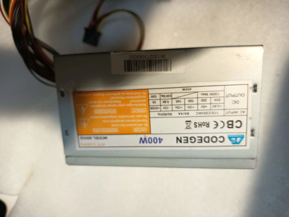 Codegen 400W számítógépes tápegység