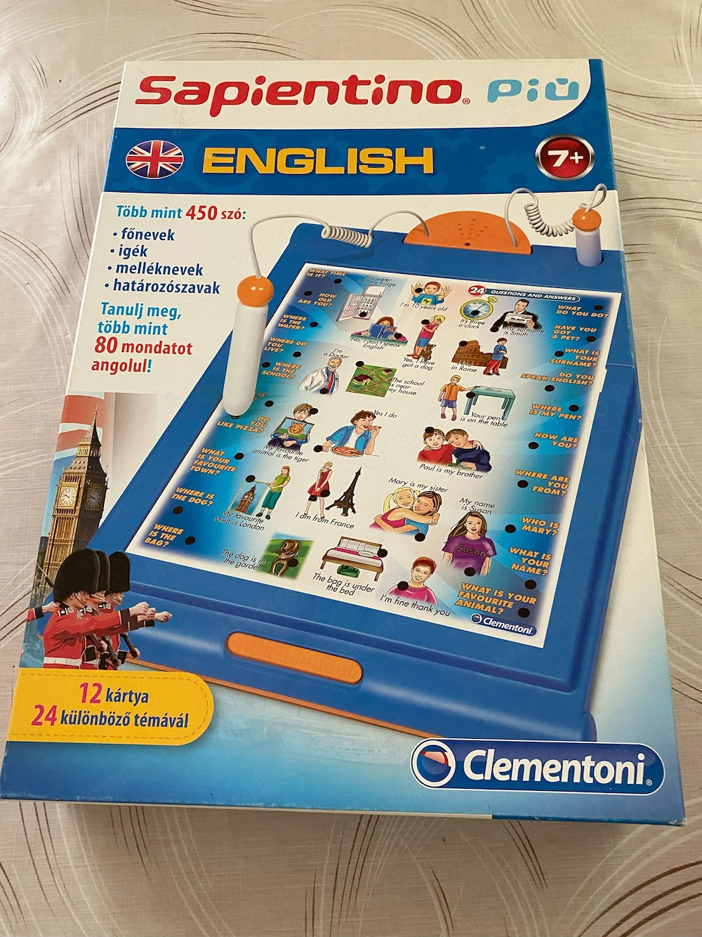 Clementoni Sapientino - Játékos angol társasjáték (64045) 7+