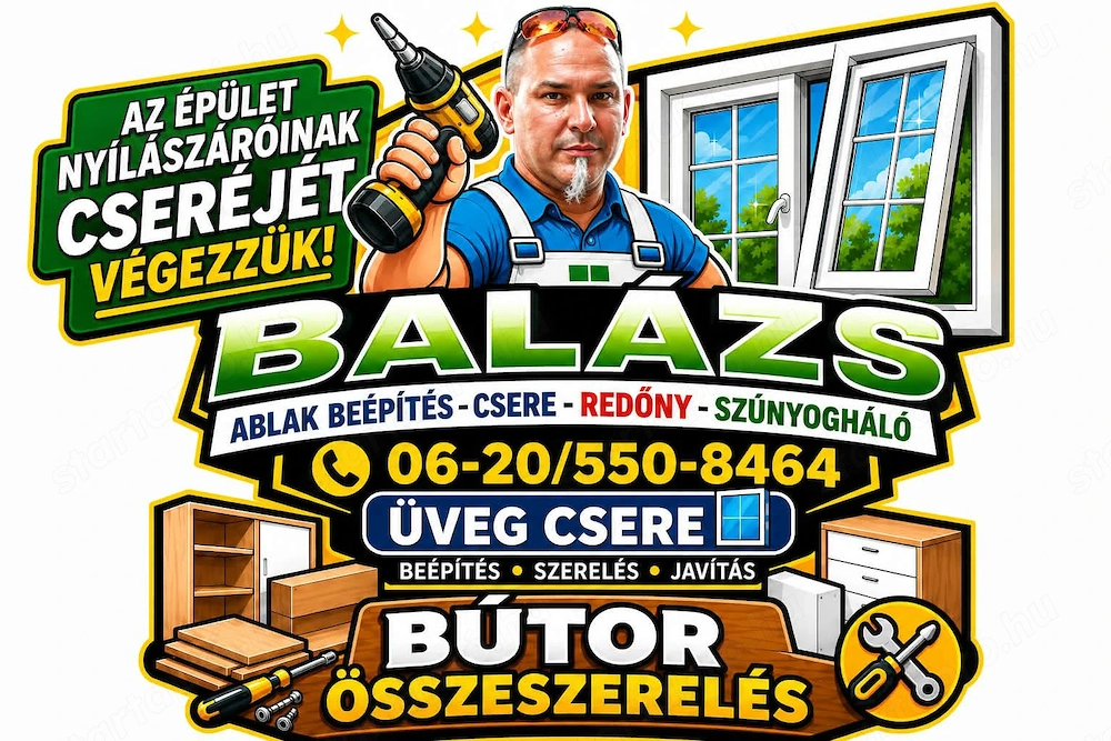 Nyílás zárok cseréje beépítése redőny javítás beszerelés szúnyog háló üvegezés laminált parketta ler