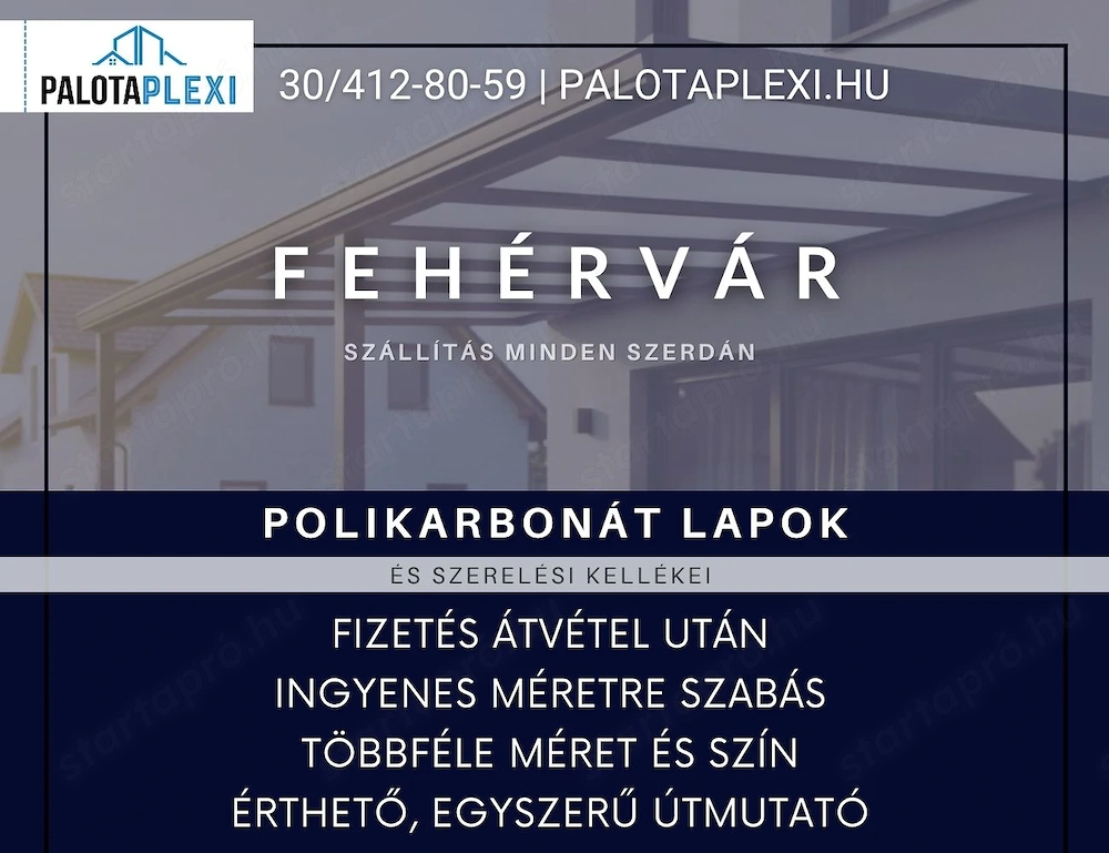 10-16 mm | Légkamrás Polikarbonát Lapok | Fejér megye