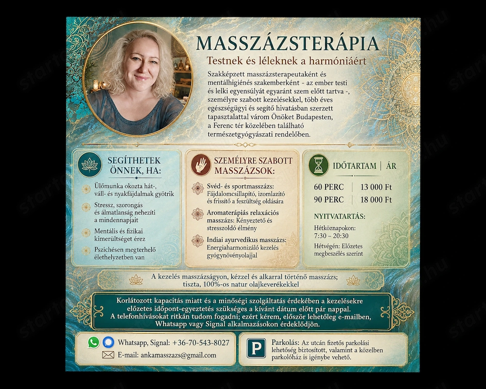 Testi-lelki felfrissülés! Stressz elleni masszázs irodai munkát végzők részére Budapesten