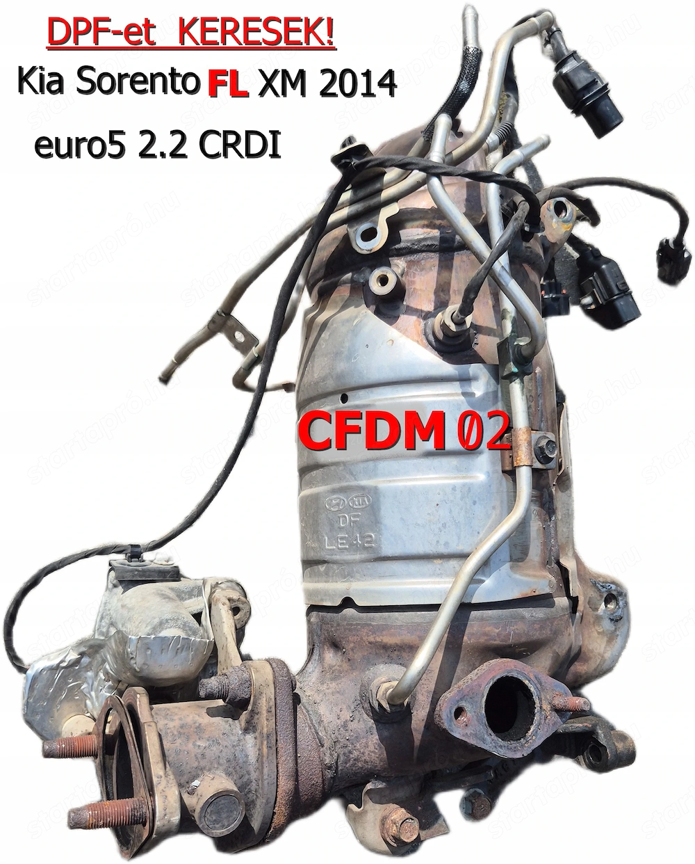 DPF Kia Sorento FL (XM) (2014 - 2015) 