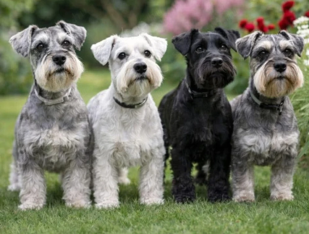 Fehér kan só bors szuka törpe schnauzer eladó