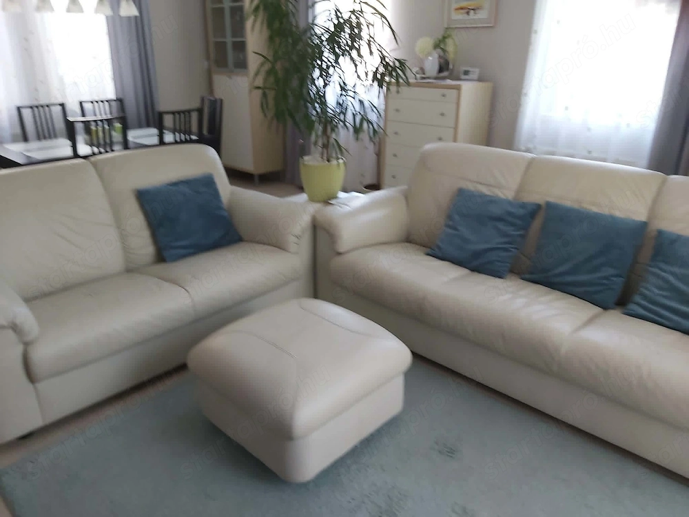 IKEA bőrgarnitura használt eladó