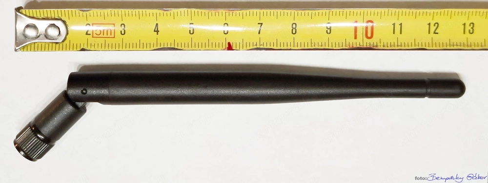 WiFi omnidirectional antenna, 130mm, RP-SMA, 2,4 5GHz 5dBi, eladó