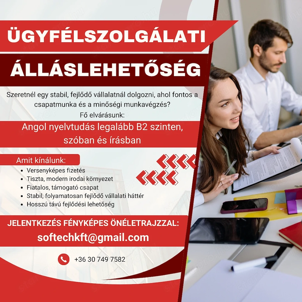 Ügyfélszolgálati állás