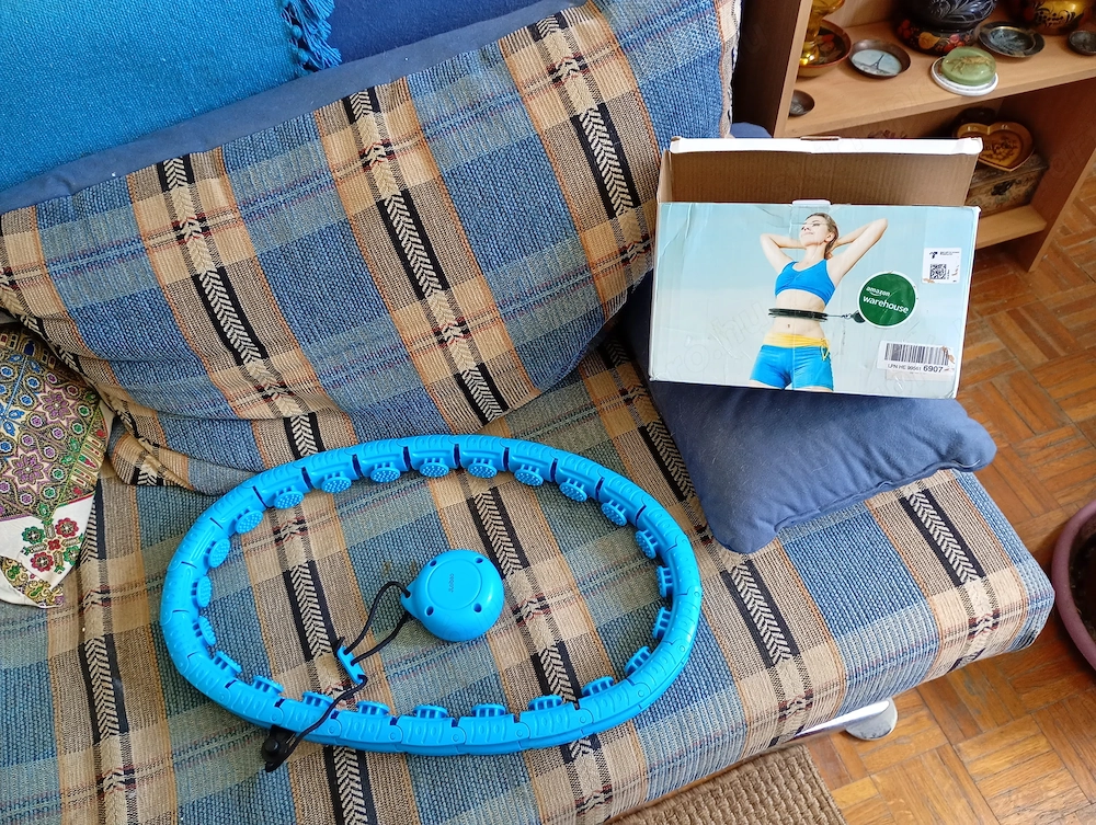 Hula hoop fitnesz karika, edzéshez, állítható, 9000ft óbuda személyesen óbudán lakcimemen vagy előre