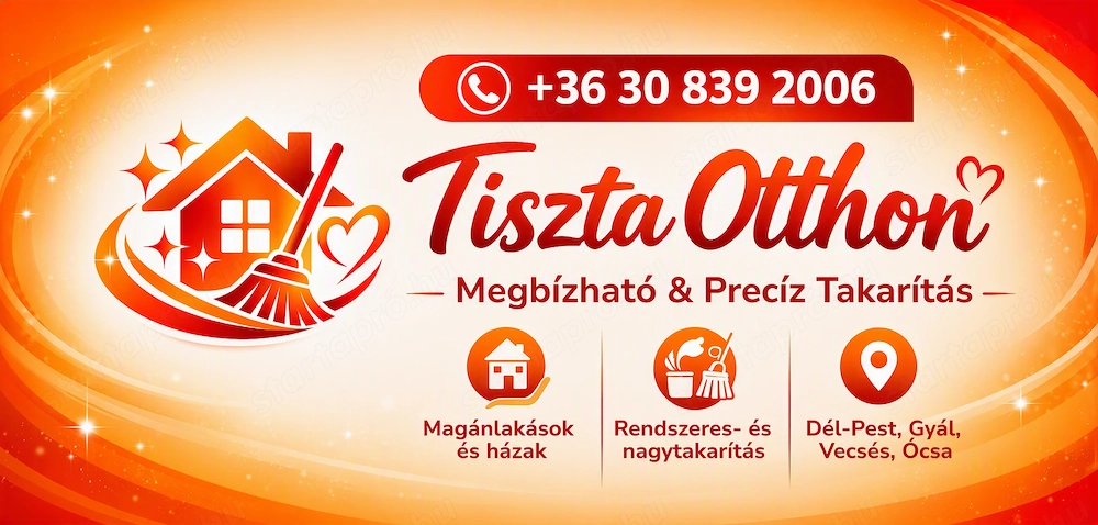 Takarítást vállalok   Dél-Pest, Gyál, Vecsés, Ócsa