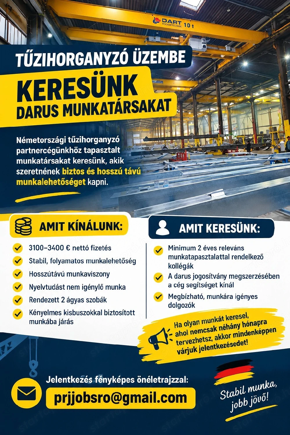 Nehéz gépkezelő munkatársakat keresünk!