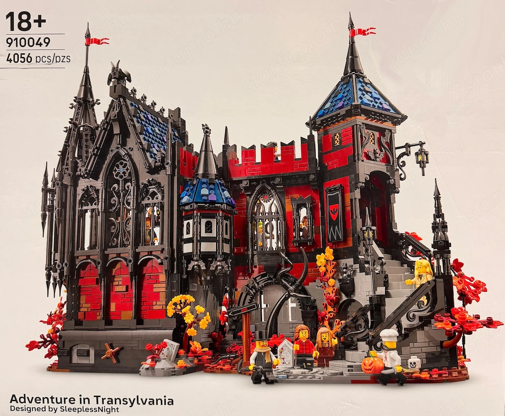 Lego komp. Bricklink 91004 Adventure in Transylvania Erdélyi kaland Castle Vár 4056db LEPIN ÚJ
