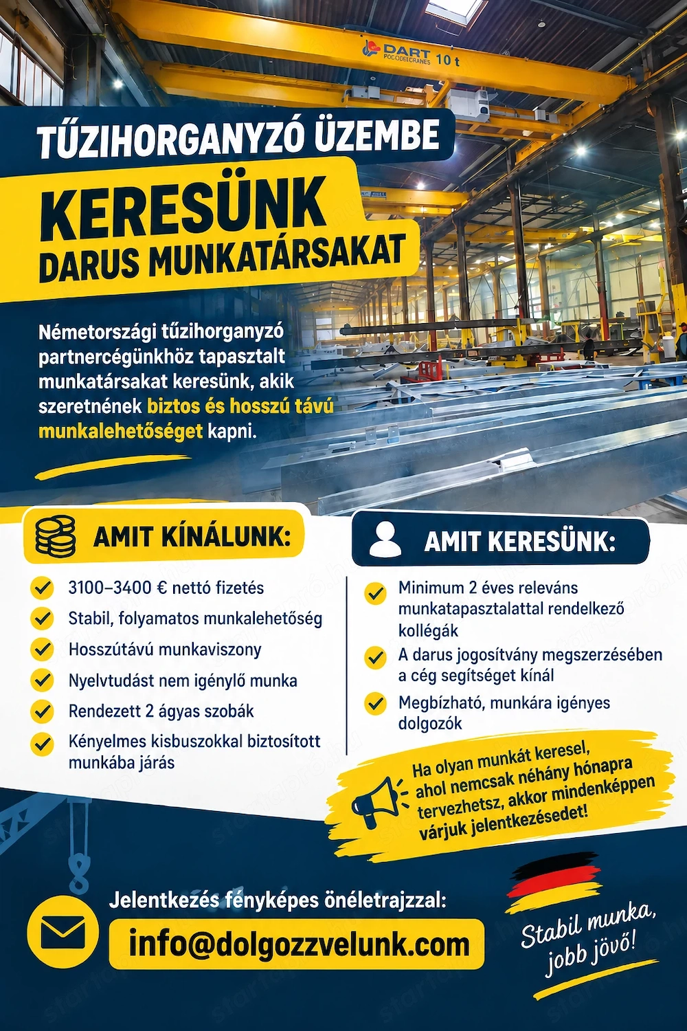 Nehézgépkezelő munkatársakat keresünk!