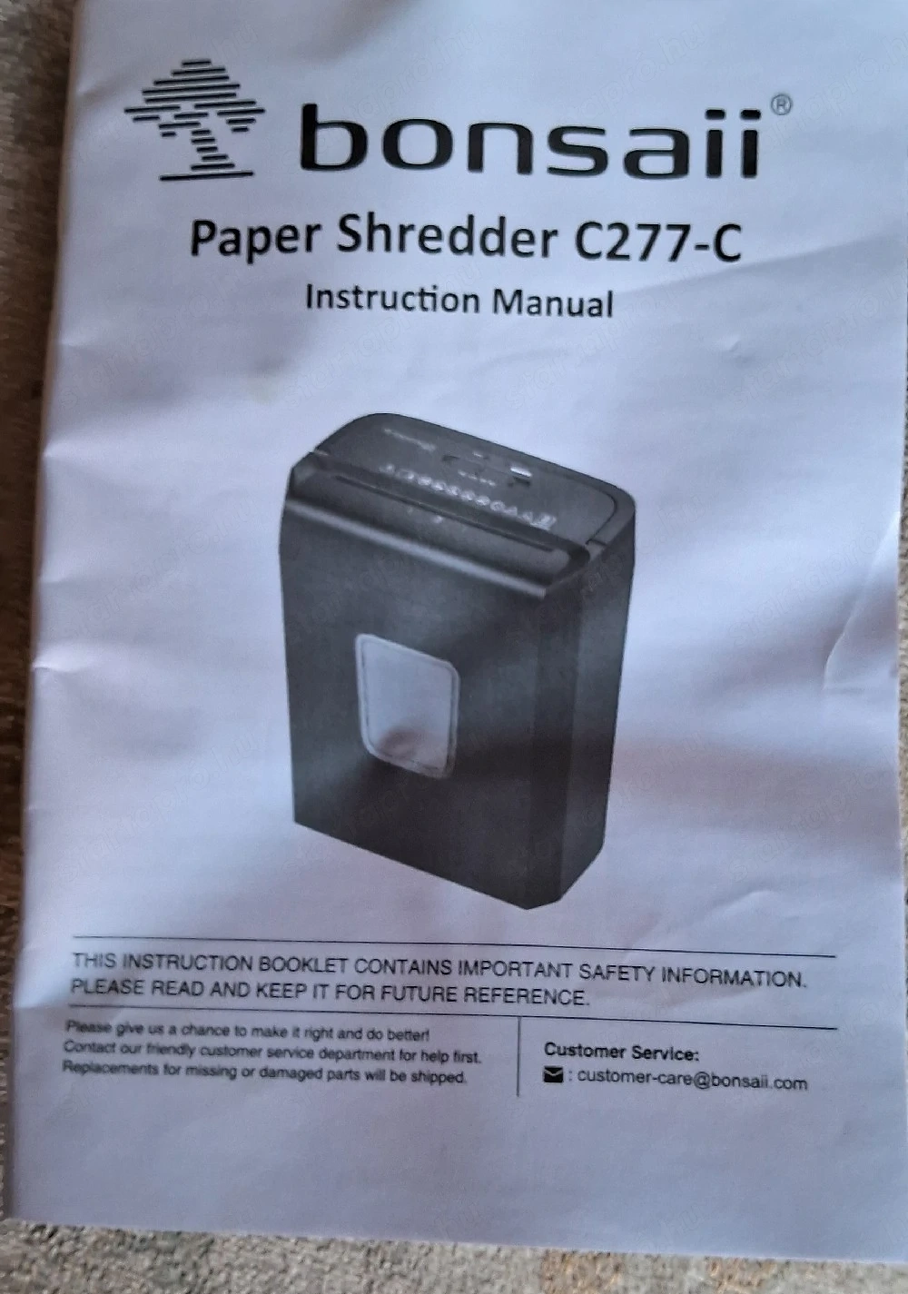Iratmegsemmisítő 