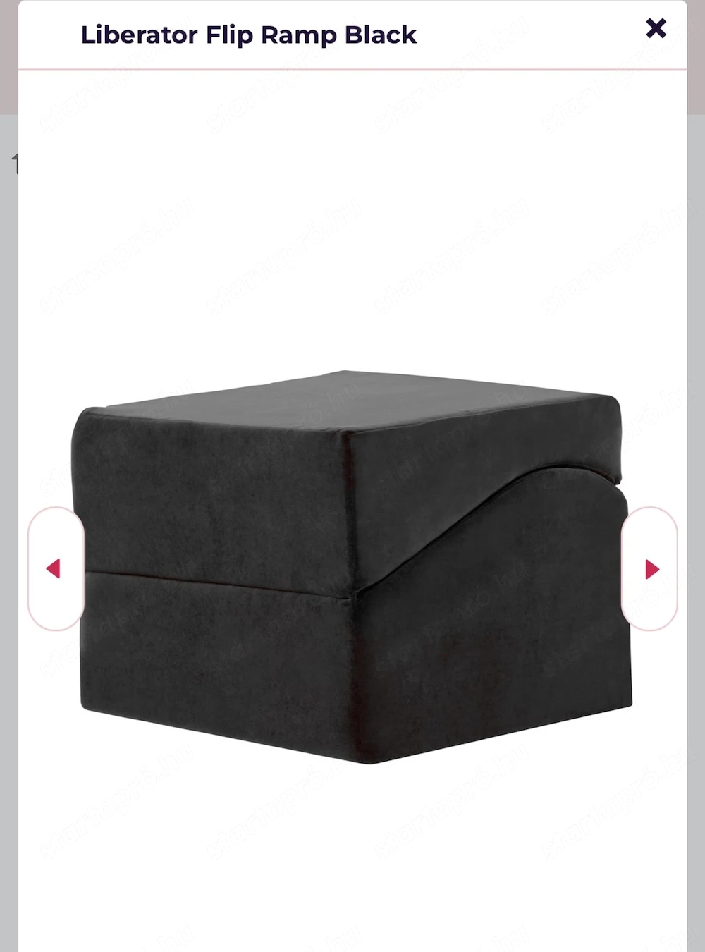 Liberator Flip Ramp Black   eredeti pozicionáló párna