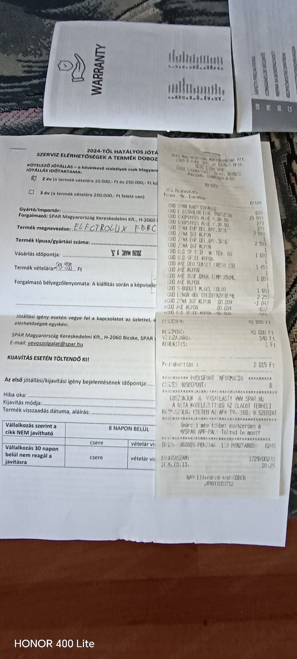 Elektrolux álló porszívó