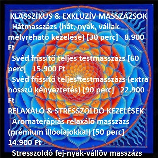 Frissítő Test Masszázs 