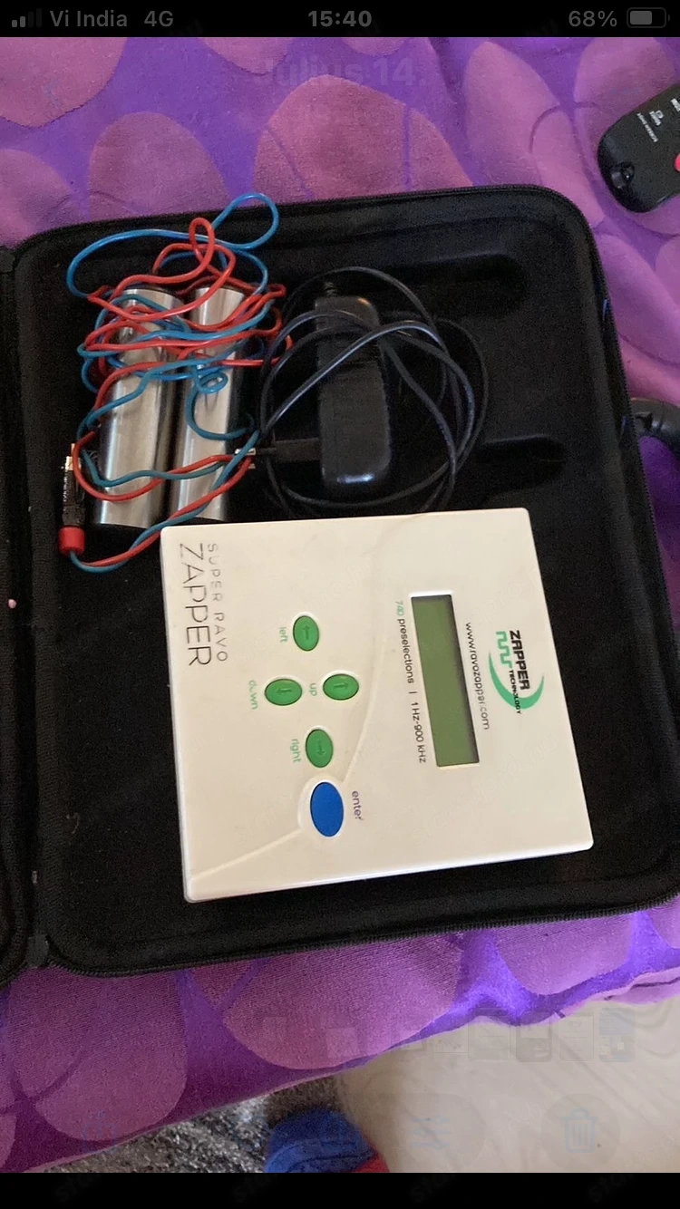 Eladó Super Ravo Zapper frekvenciagenerátor (Magyar nyelvű És többnyelvre programozható)